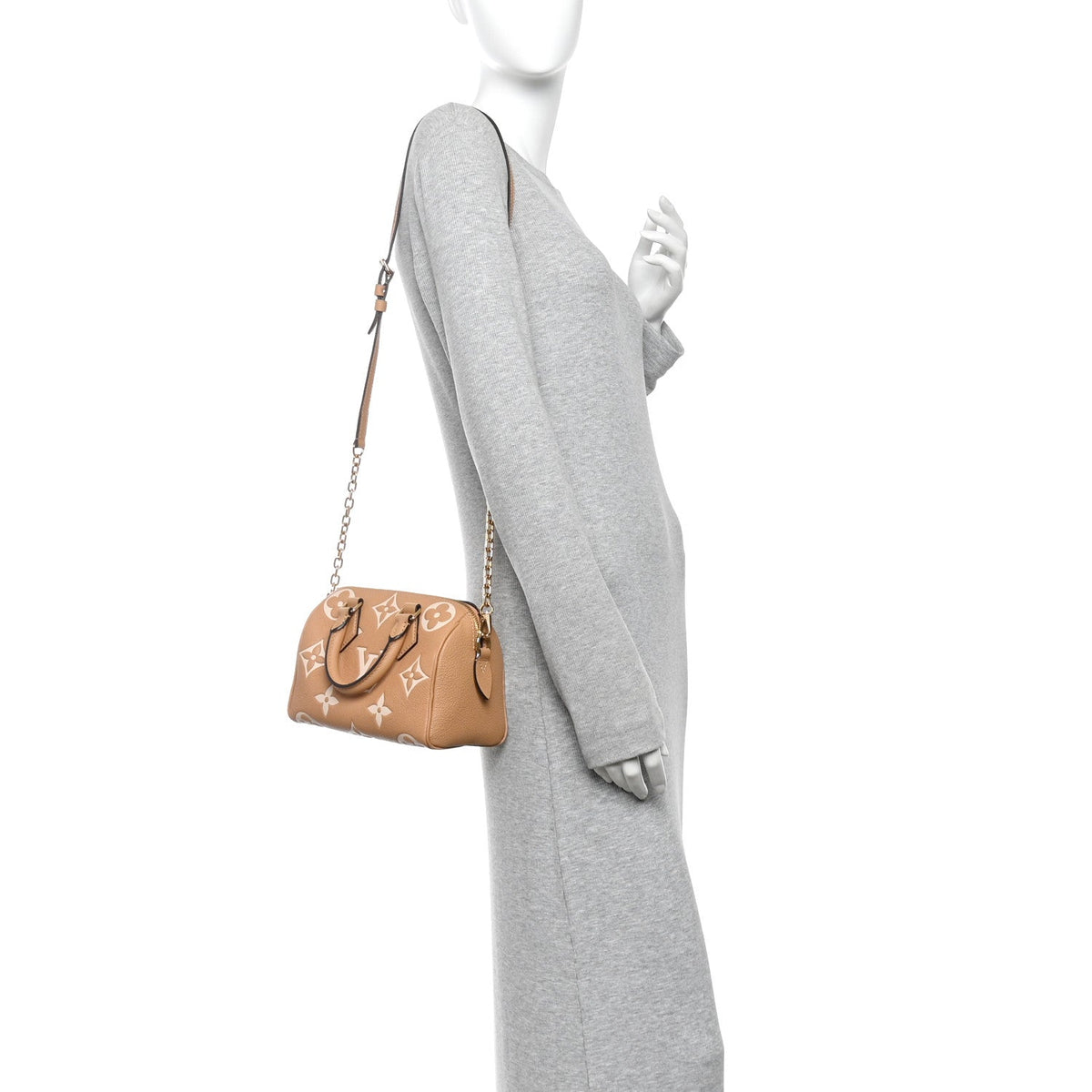 Empreinte Monogram Giant Speedy Bandouliere 20 Arizona Creme