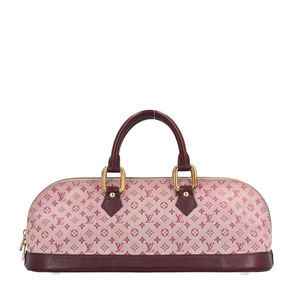 Mini Monogram Alma Long Cherry