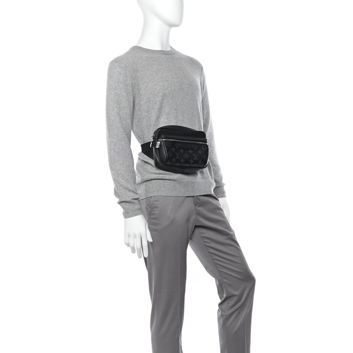 Taiga Monogram Outdoor Bumbag Black