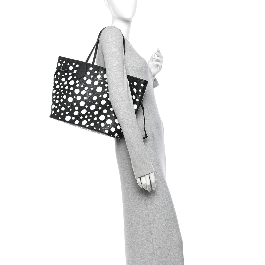 LV X YK Empreinte Neverfull MM Black White