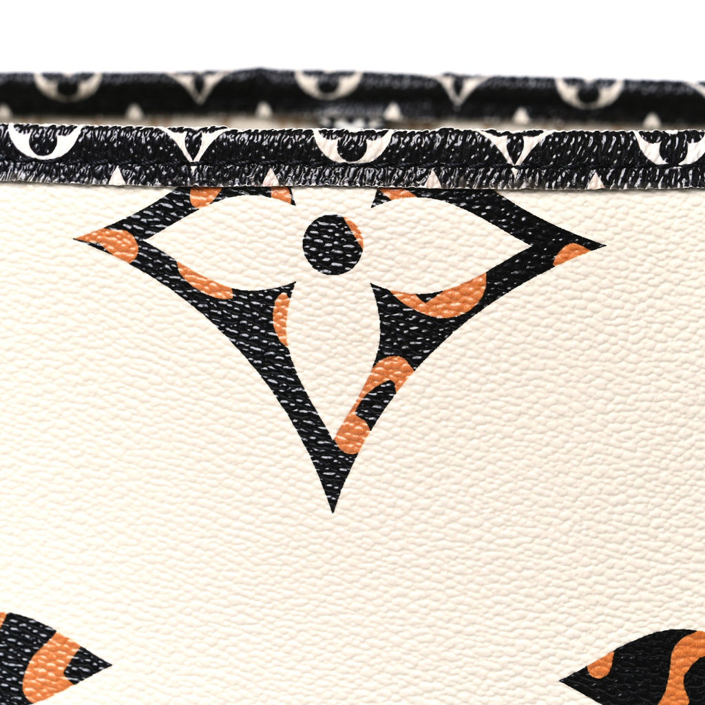 Monogram Giant Jungle Neverfull MM Ivory