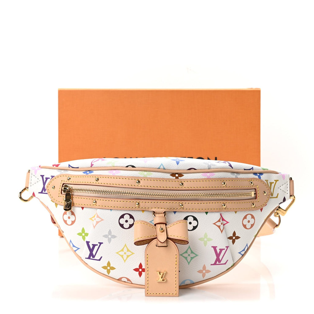 LV X TM Monogram Multicolor High Rise Bumbag White