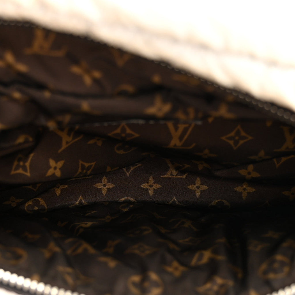 Econyl Monogram Pillow Bumbag Silver