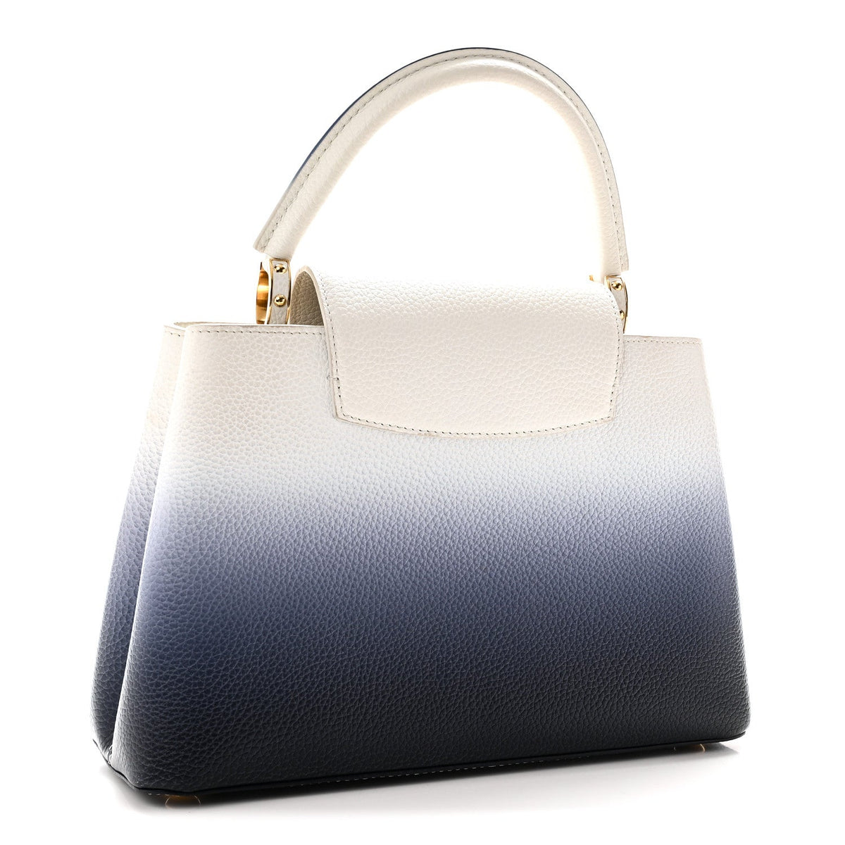 Taurillon Capucines PM Blue Marine