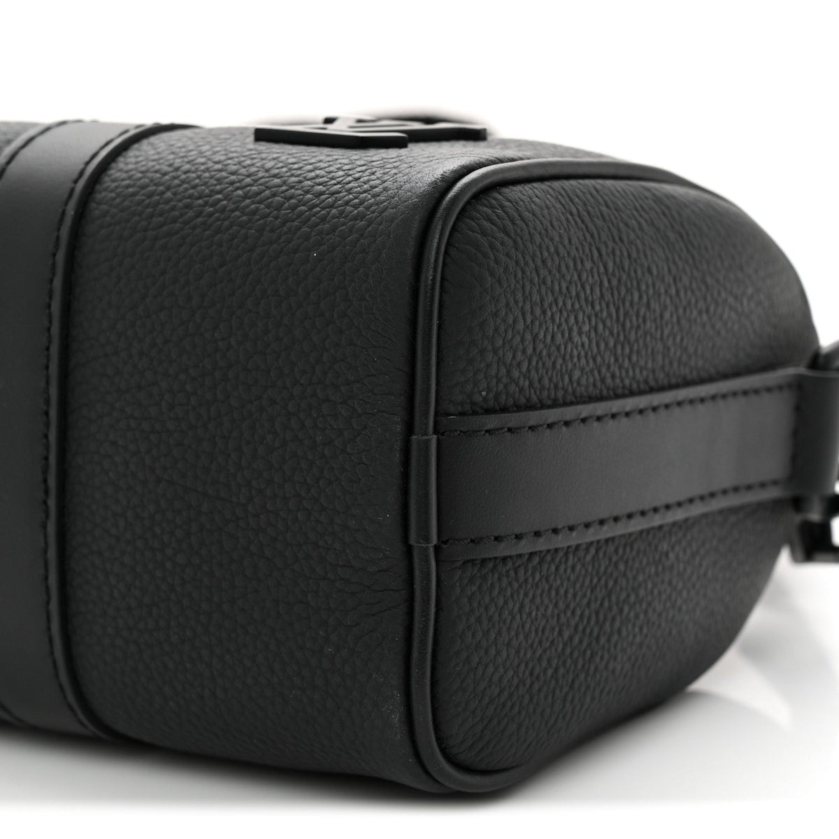 Grained Calfskin Aerogram Keepall XS Black