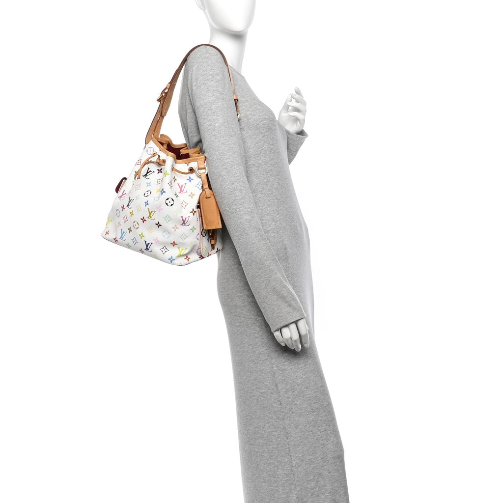 Monogram Multicolor Petit Noe White
