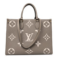 Empreinte Monogram Giant Onthego MM Tourterelle Creme