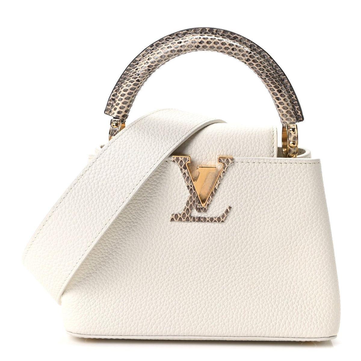 Taurillon Ayers Capucines Mini White Snow White