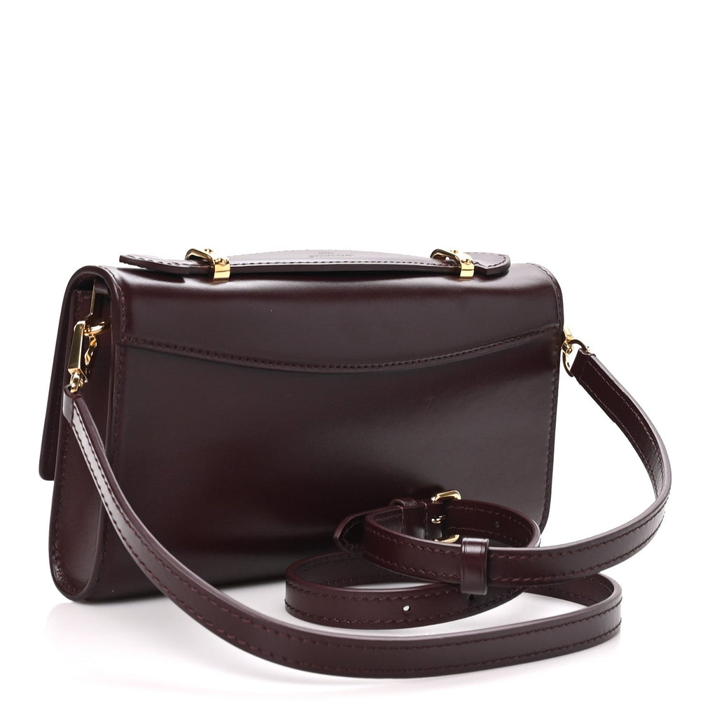 Calfskin LV Wallet On Chain Capucines Garnet