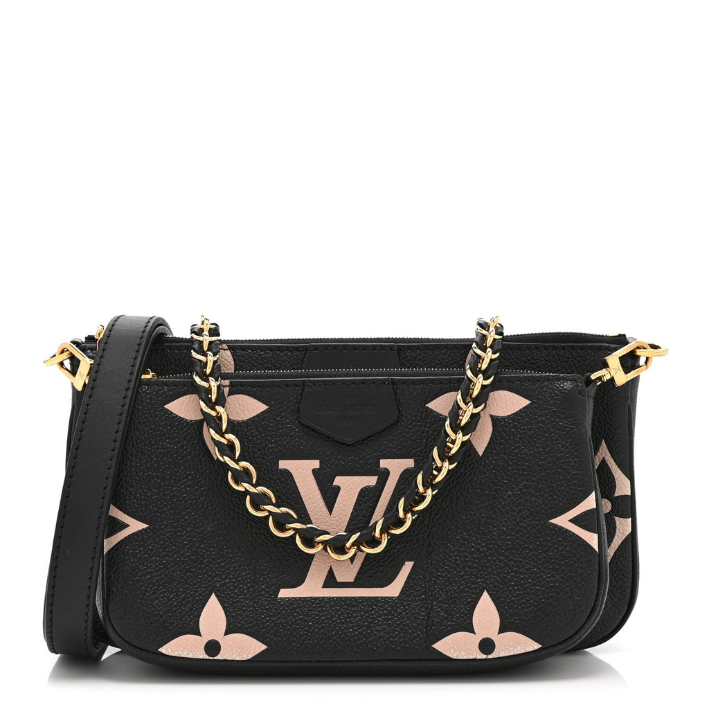 Empreinte Monogram Giant Multi Pochette Accessories Black Beige
