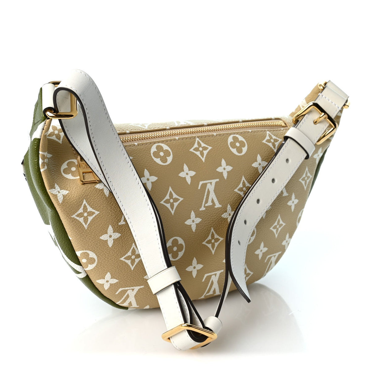 Monogram Giant Bumbag Kaki Beige