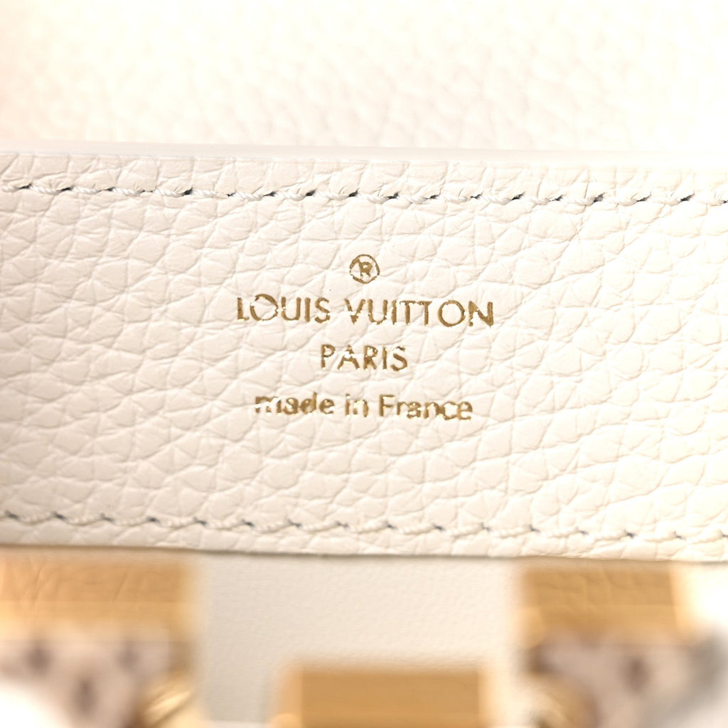 Taurillon Ayers Capucines Mini White Snow White