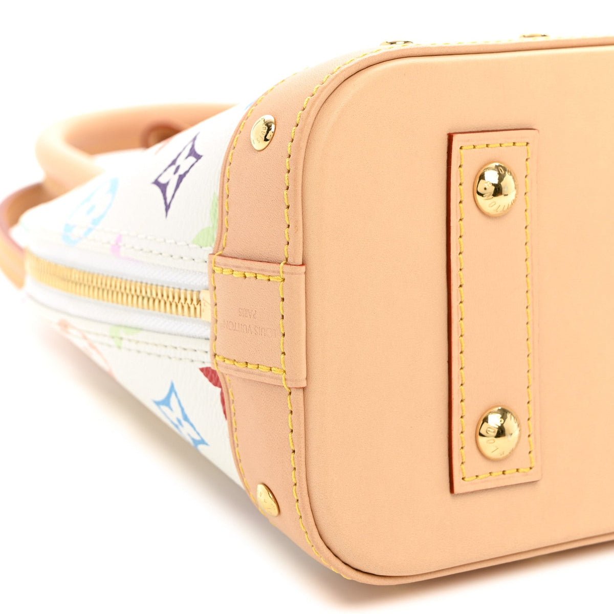 LV x TM Monogram Multicolor Alma BB White