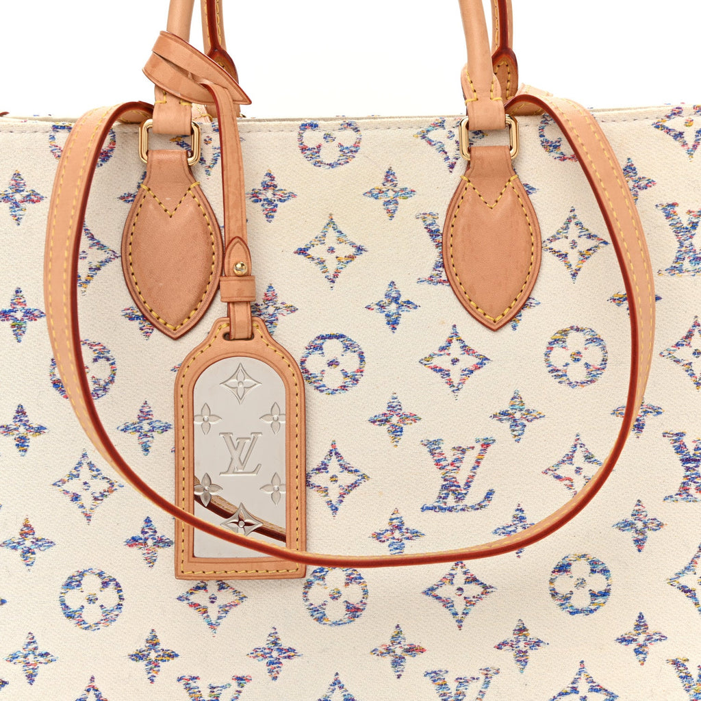 Monogram Jacquard Nautical Onthego MM Multicolor Beige