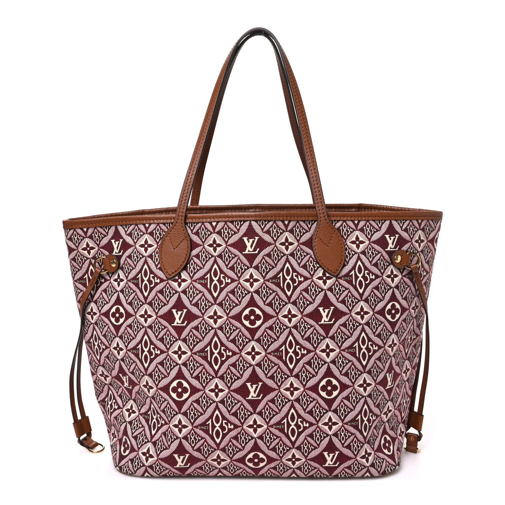 Jacquard Since 1854 Neverfull MM Bordeaux