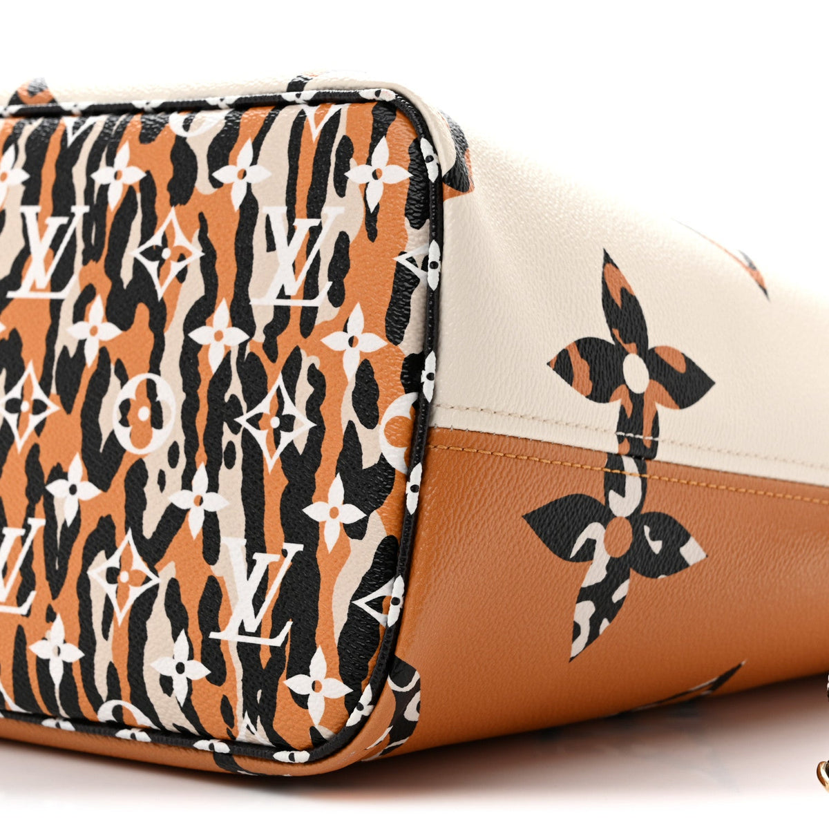 Monogram Giant Jungle Neverfull MM Ivory
