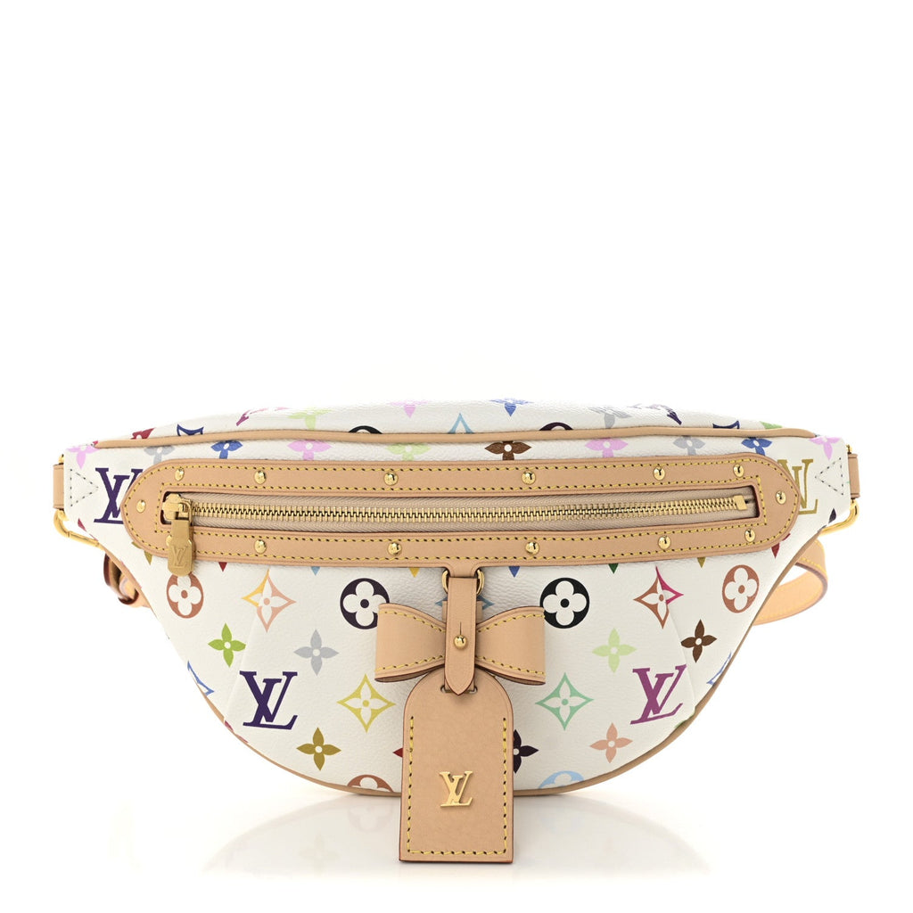 LV X TM Monogram Multicolor High Rise Bumbag White