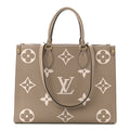 Empreinte Monogram Giant Onthego MM Tourterelle Creme