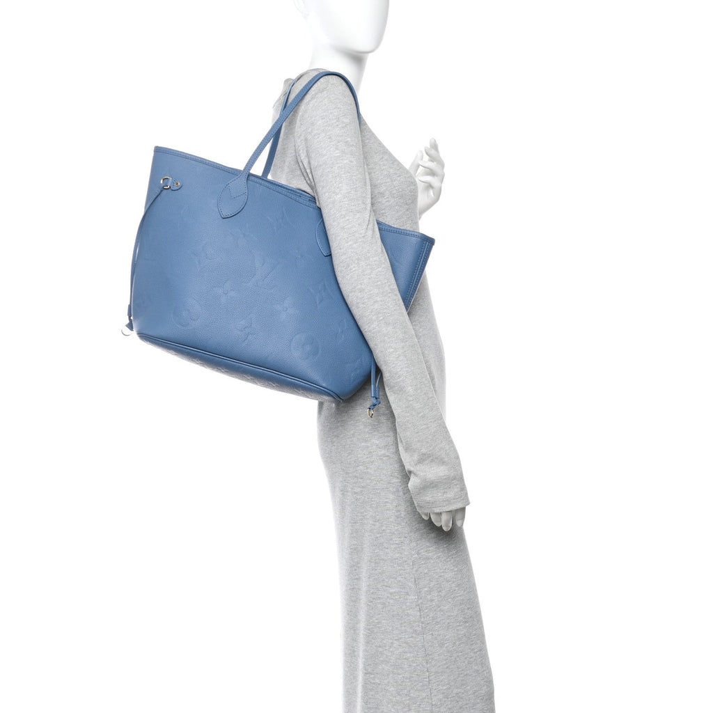 Empreinte Monogram Giant Neverfull MM Blue Jean