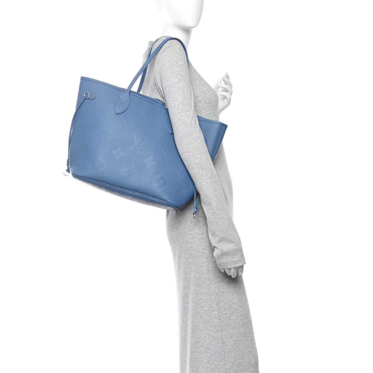 Empreinte Monogram Giant Neverfull MM Blue Jean