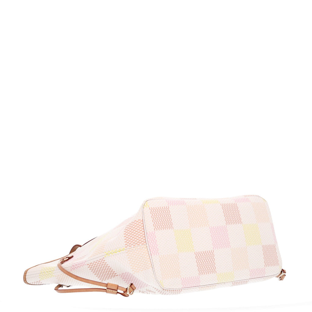 Damier Giant Neverfull MM Peach