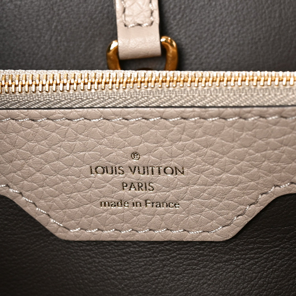 Taurillon Snakeskin Capucines Galet