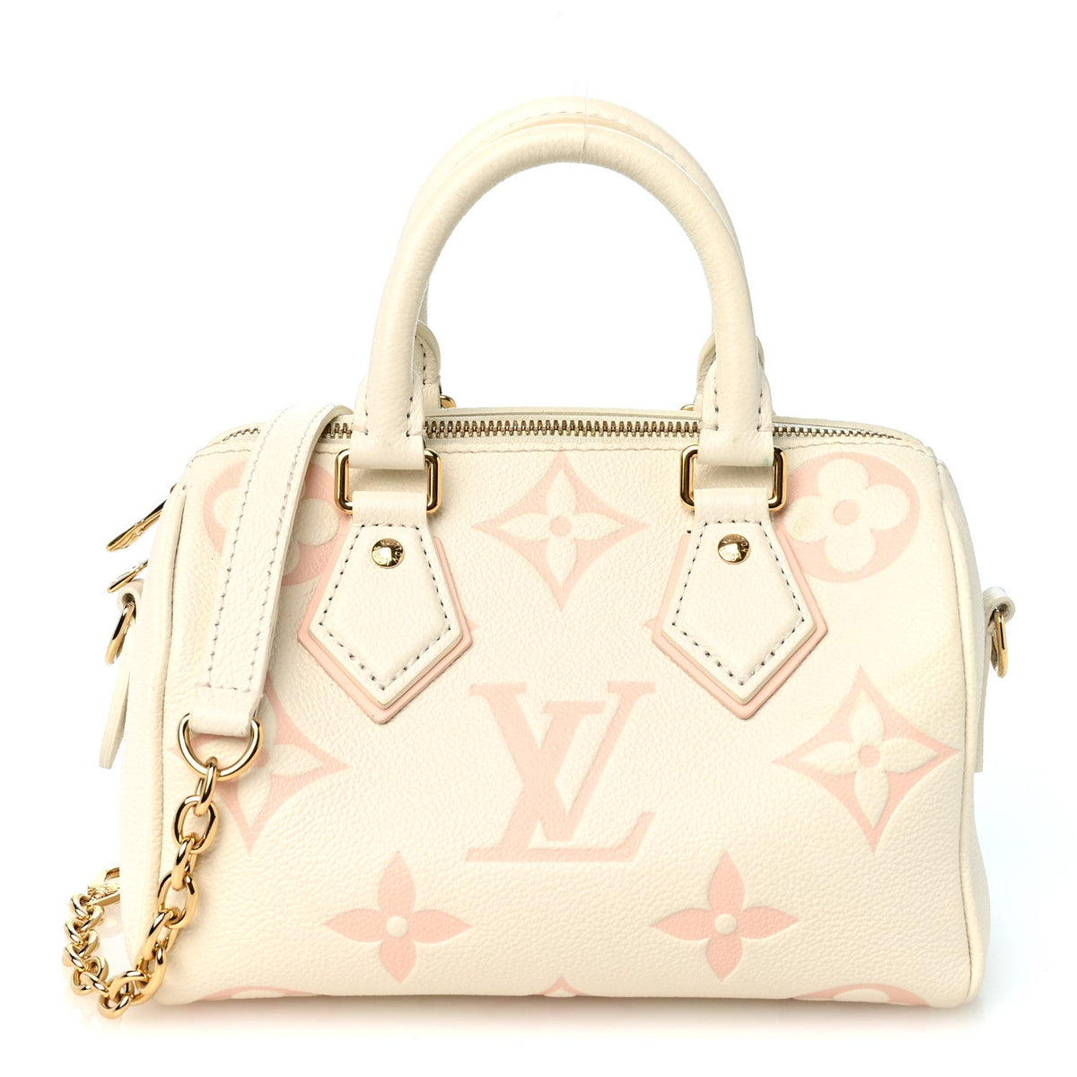 Empreinte Monogram Giant Speedy Bandouliere 20 Latte Chamallow