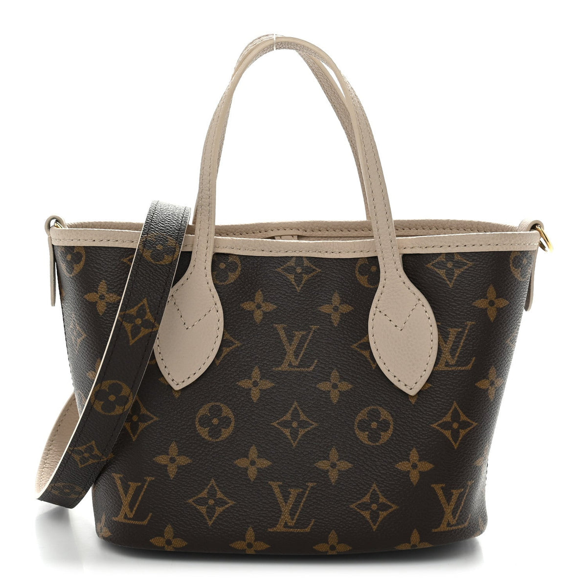 Monogram Neverfull Inside Out Bandouliere BB Limestone