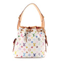 Monogram Multicolor Petit Noe White