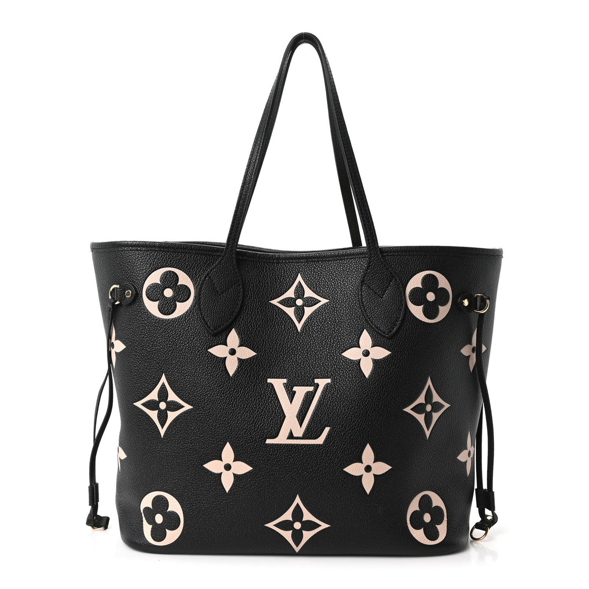 Empreinte Monogram Giant Neverfull MM Black Beige