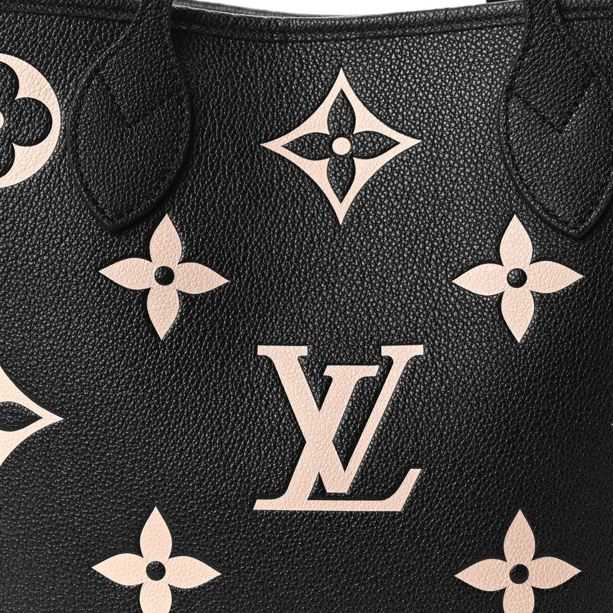 Empreinte Monogram Giant Neverfull MM Black Beige