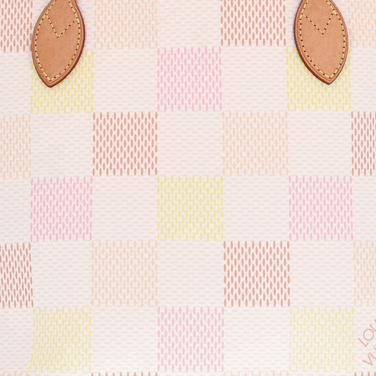 Damier Giant Neverfull MM Peach