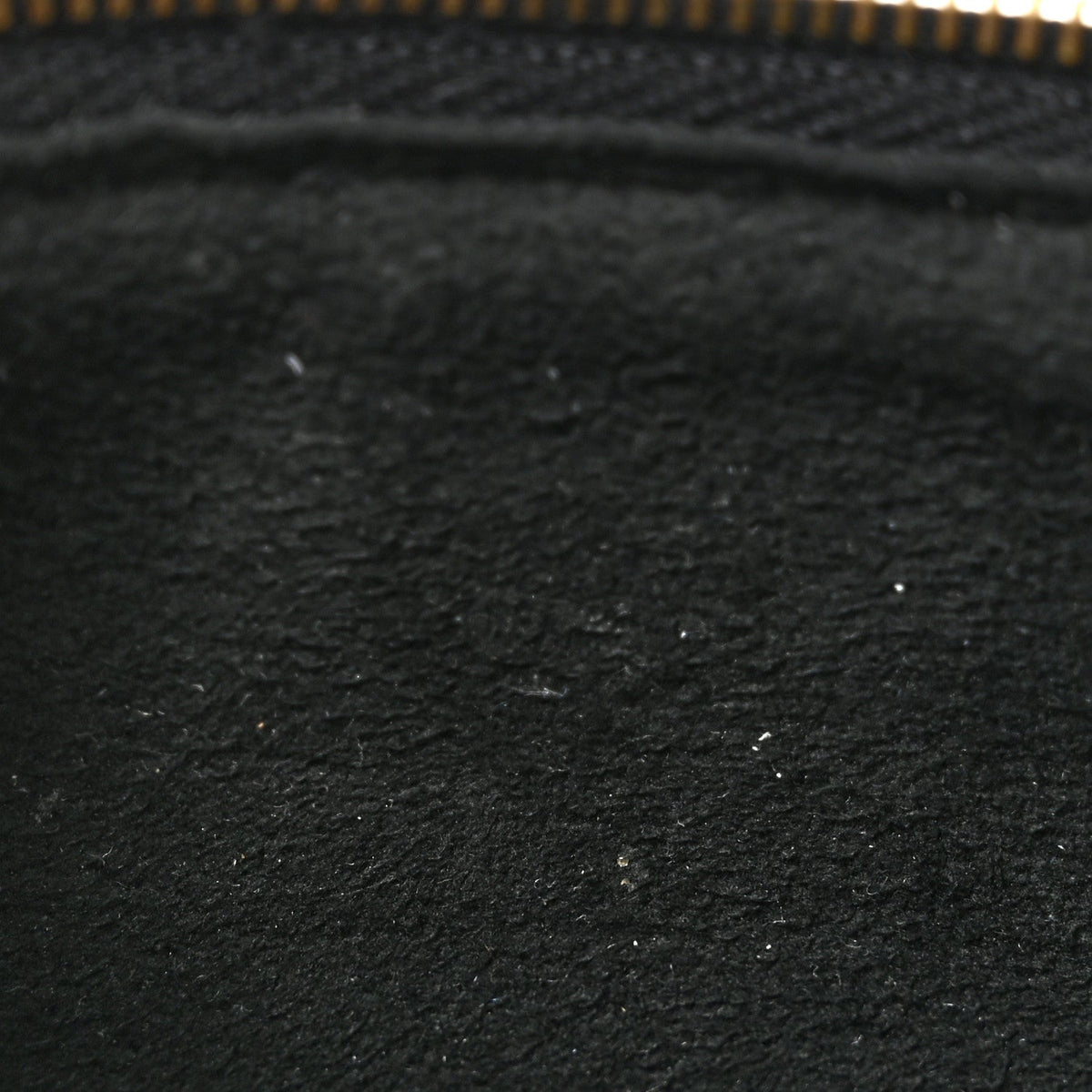 Colored Monogram Mini Pochette Accessories Blue Black