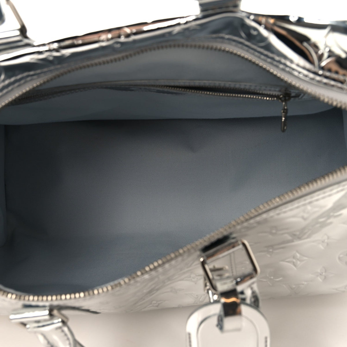 Monogram Mirror Keepall Bandouliere 45 Silver