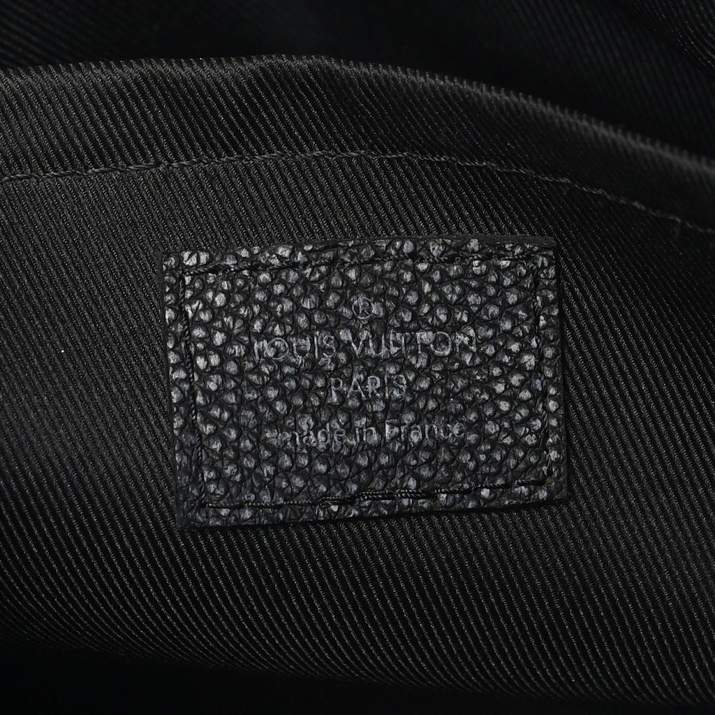 Cowhide Faded Monogram City Keepall Charcoal