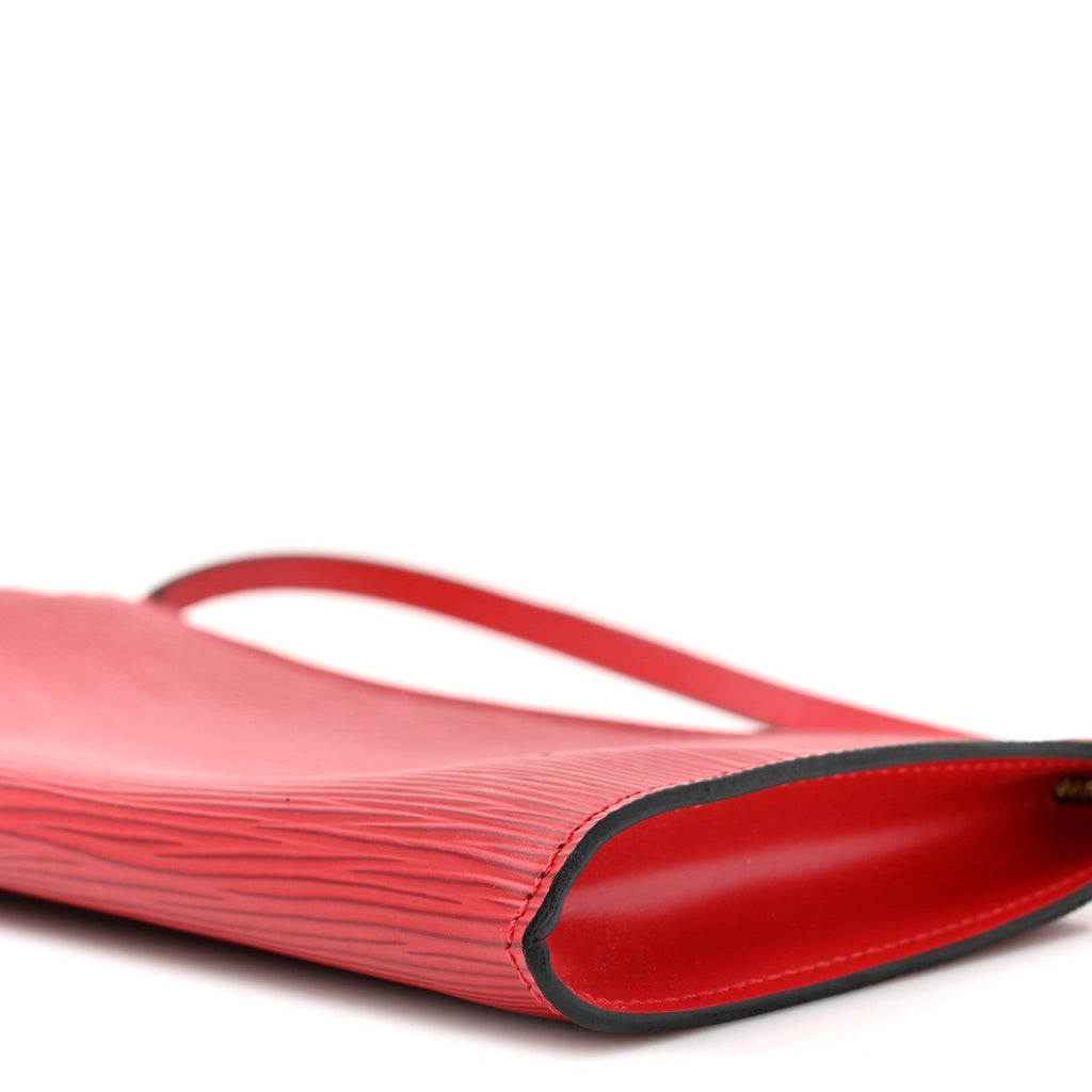 Epi Pochette Accessories 24 Castillan Red
