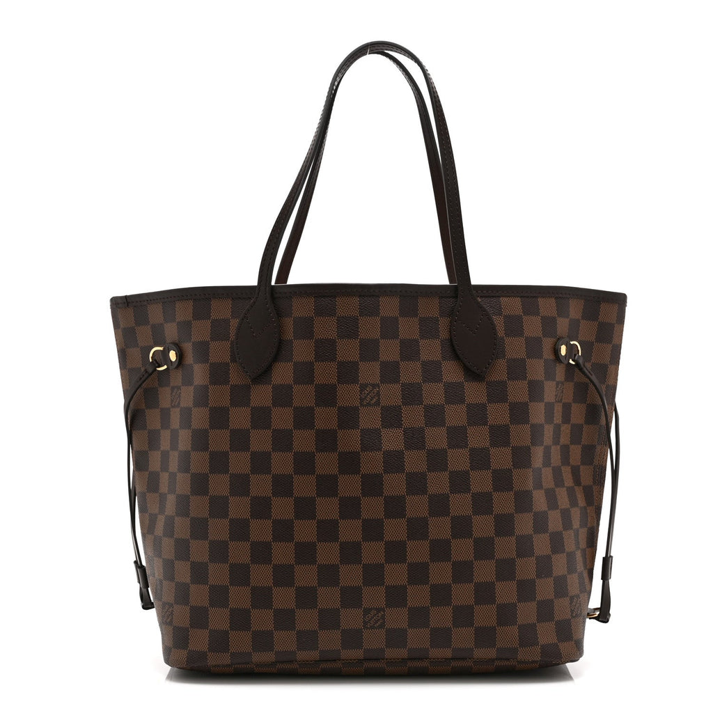Damier Ebene Neo Neverfull MM Rose Ballerine