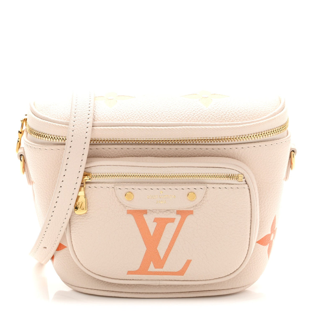 Empreinte Monogram Giant Mini By The Pool Bumbag  Cream Saffron