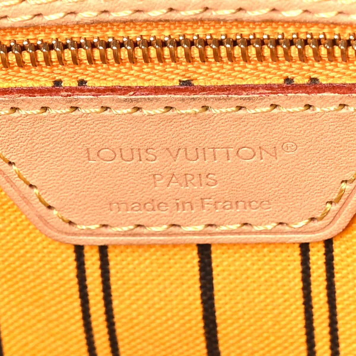 Monogram Inside Out Neverfull Bandouliere MM Jaune Safran