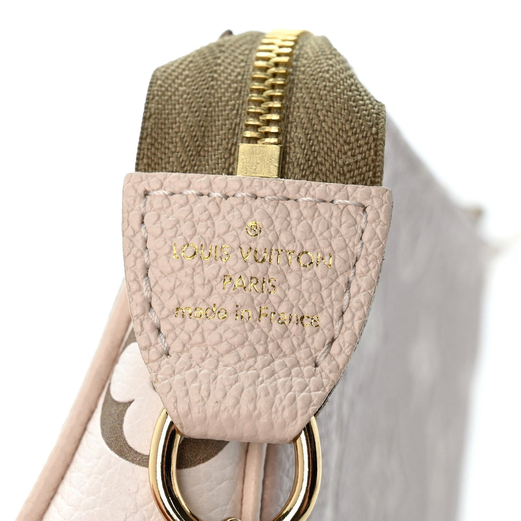 Empreinte Spring in the City Mini Pochette Accessories Kaki Beige Cream