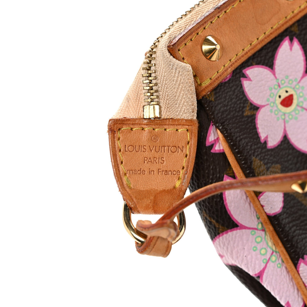 Monogram Cherry Blossom Pochette Accessories Brown