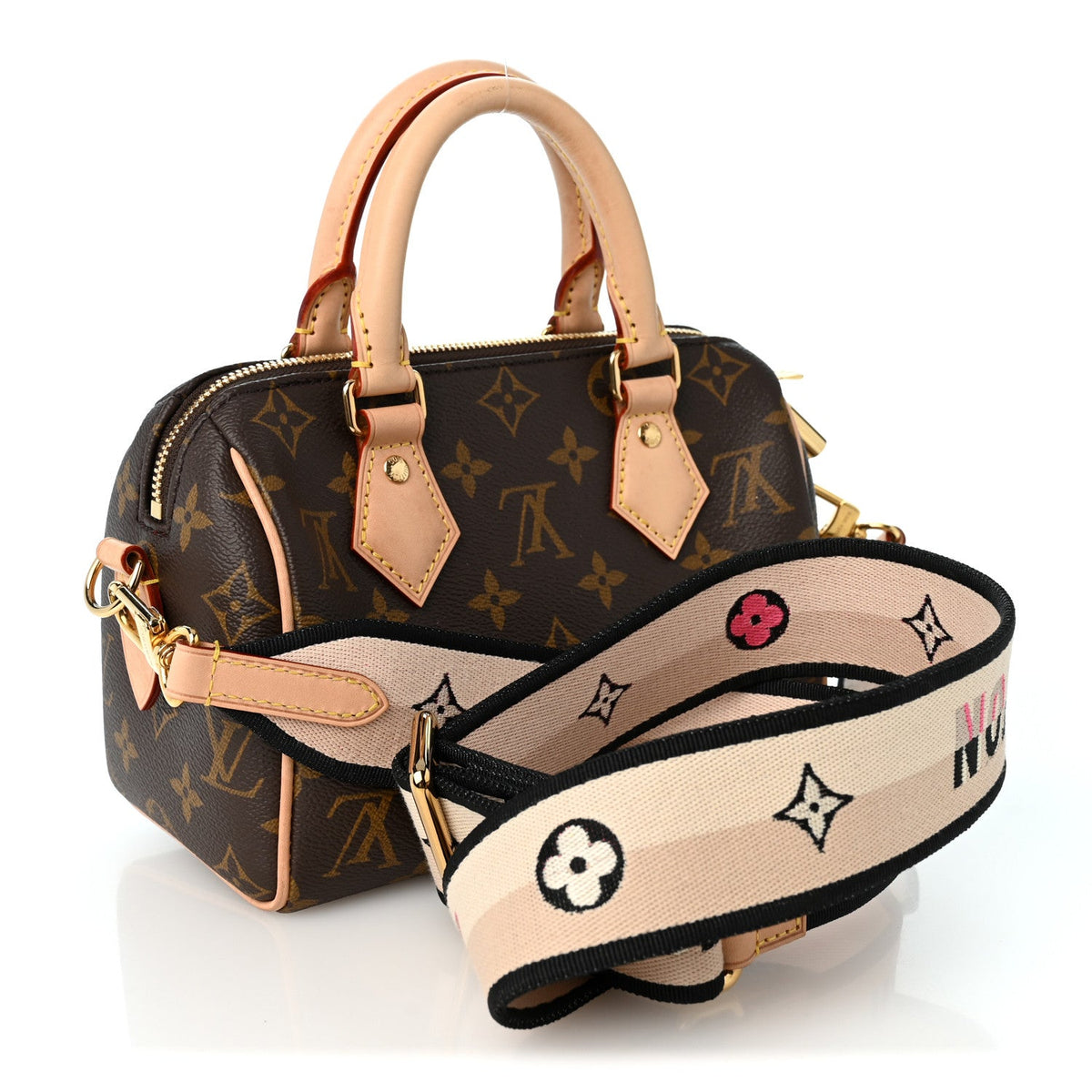 Monogram Speedy Bandouliere 20 Black