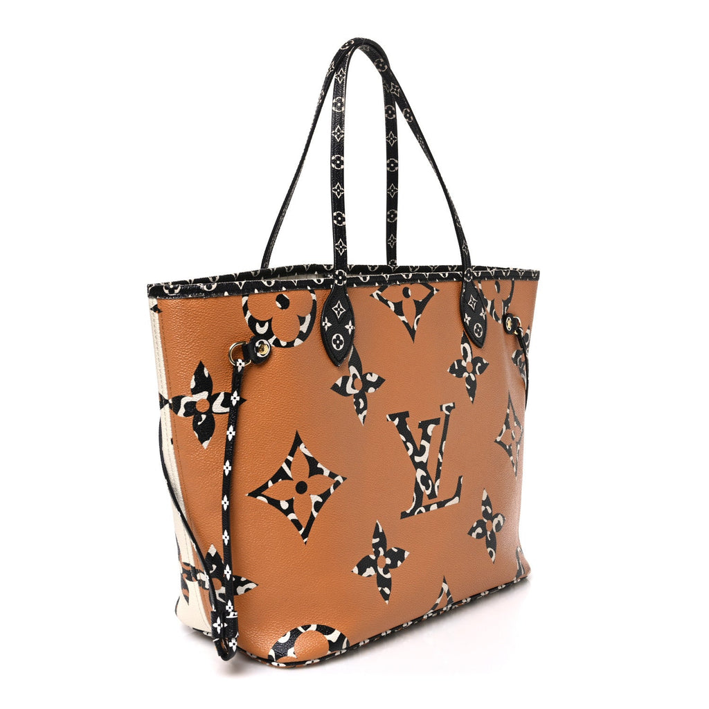 Monogram Giant Jungle Neverfull MM Ivory