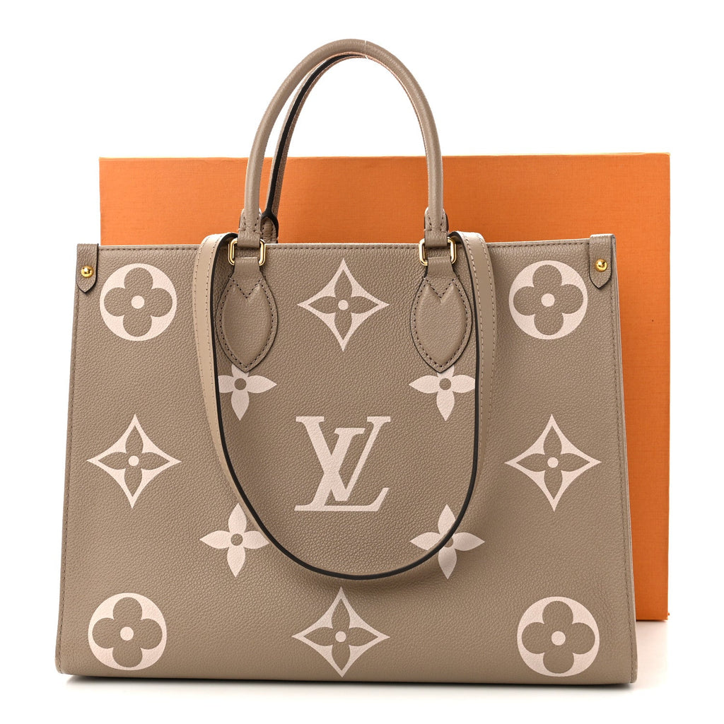 Empreinte Monogram Giant Onthego MM Tourterelle Creme