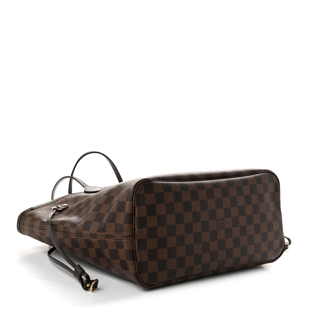 Damier Ebene Neo Neverfull MM Rose Ballerine