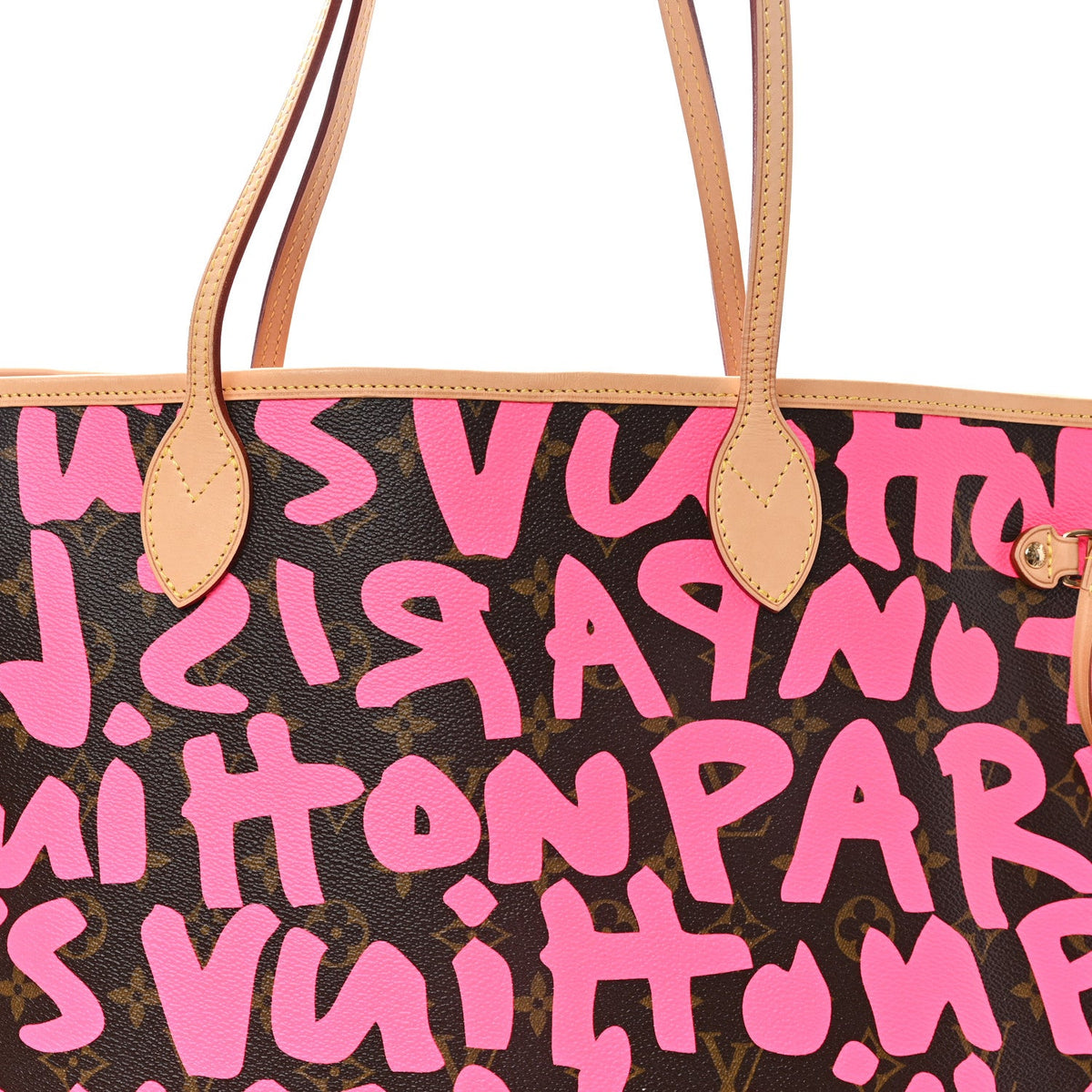 Monogram Graffiti Neverfull GM Fuchsia