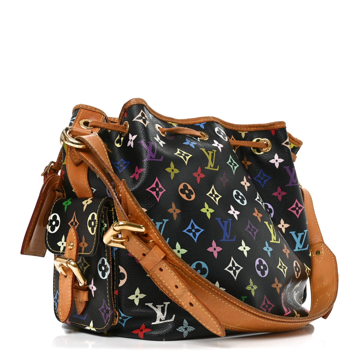 Monogram Multicolor Petit Noe Black
