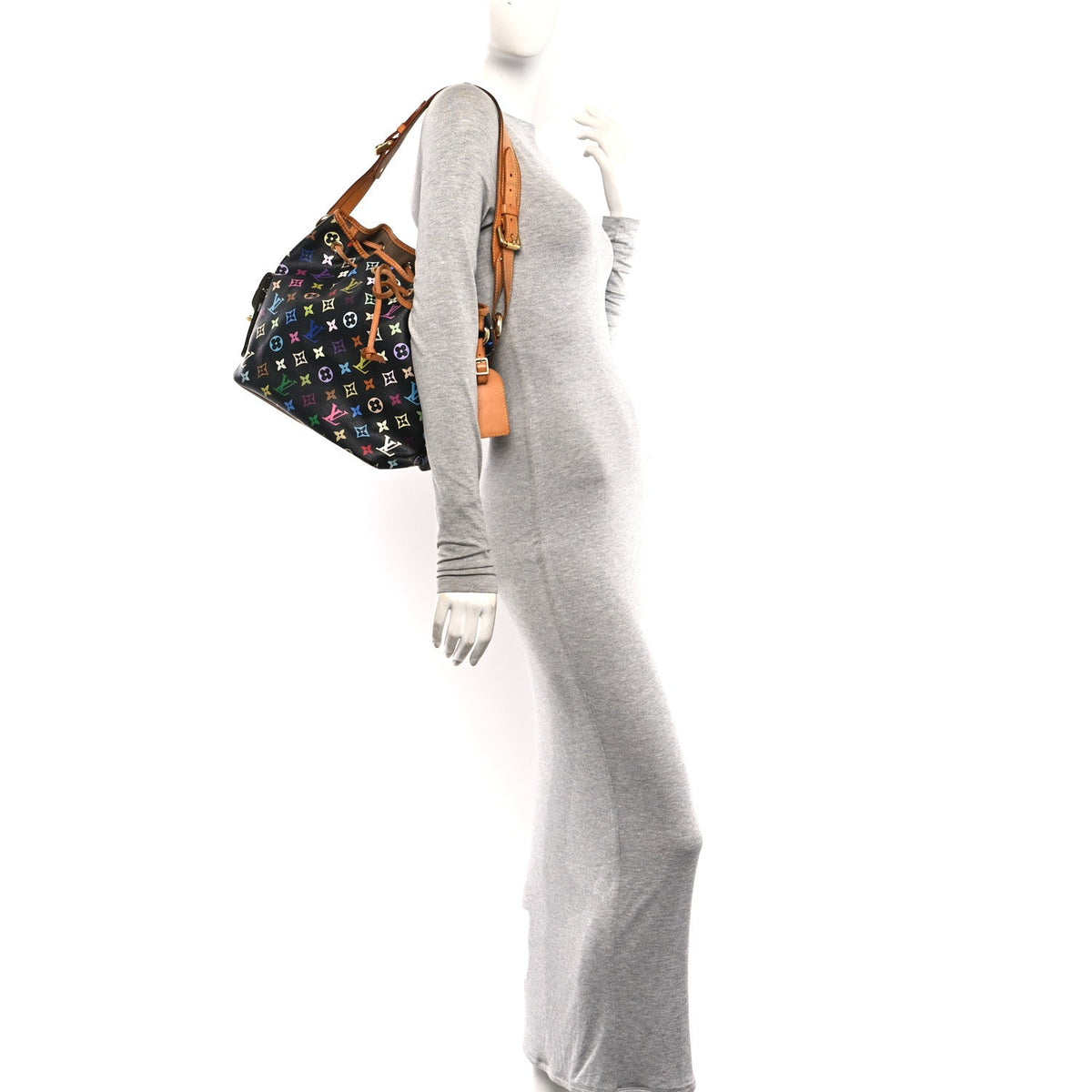 Monogram Multicolor Petit Noe Black